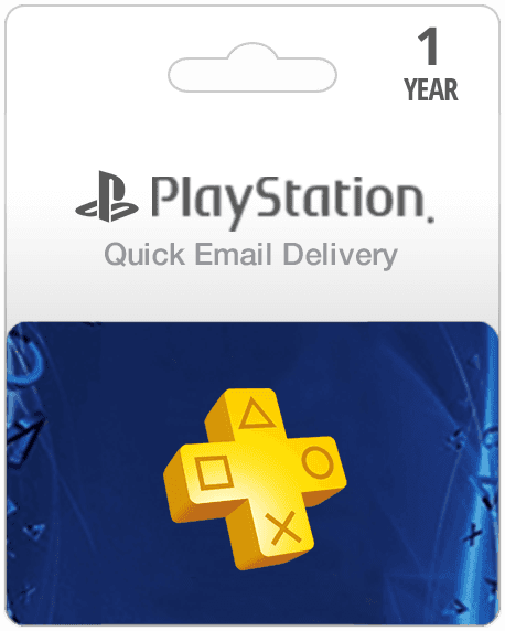 MAIL DELIVERY PlayStation Plus (PS+) 12 Month / 1 Year Membership  Subscription